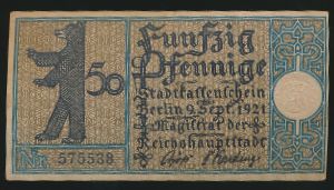 Нотгельды Германии, 50 пфеннигов (1921 г.)