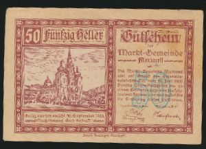 Austria Notgelds, 50 геллеров, 1920