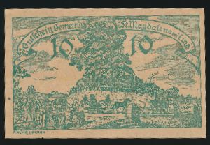 Нотгельды Австрии, 10 геллеров (1920 г.)