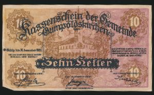 Austria Notgelds, 10 геллеров, 1920