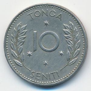 Tonga, 10 seniti, 1967