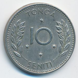 Tonga, 10 seniti, 1967