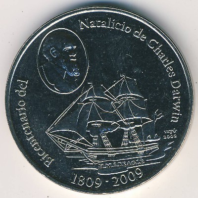 Cuba, 1 peso, 2009