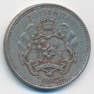 Тонга, 20 сенити (1968 г.)