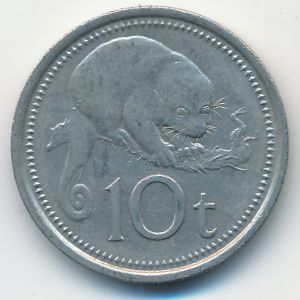 Папуа - Новая Гвинея, 10 тоа (1975 г.)