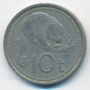 Папуа - Новая Гвинея, 10 тоа (1975 г.)
