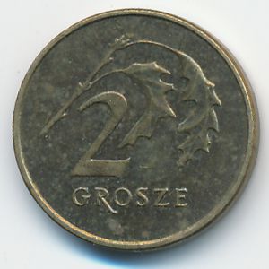 Poland, 2 grosze, 2009