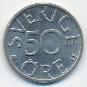 Швеция, 50 эре (1979 г.)