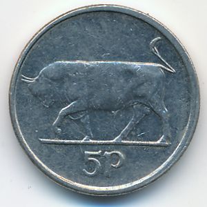 Ирландия, 5 пенсов (1996 г.)