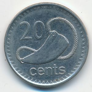 Фиджи, 20 центов (2009 г.)