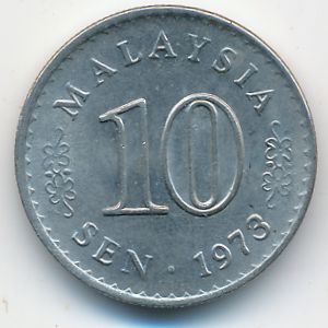 Малайзия, 10 сен (1973 г.)