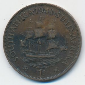 ЮАР, 1 пенни (1941 г.)