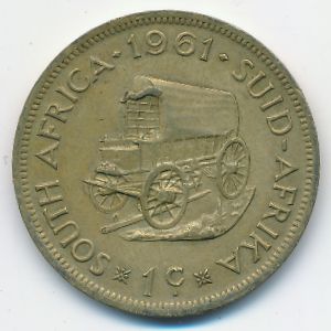 ЮАР, 1 цент (1961 г.)