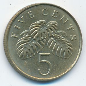 Сингапур, 5 центов (2007 г.)