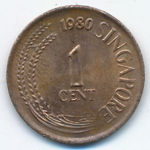 Сингапур, 1 цент (1980 г.)