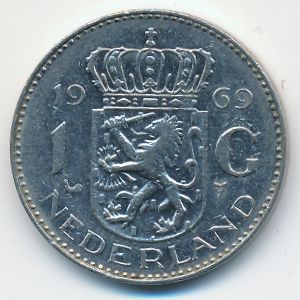 Нидерланды, 1 гульден (1969 г.)