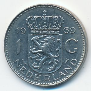 Нидерланды, 1 гульден (1969 г.)