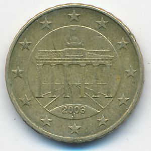 Germany, 10 euro cent, 2003