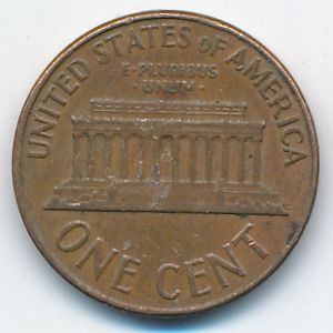 США, 1 цент (1962 г.)