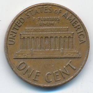 USA, 1 cent, 1971