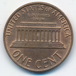 USA, 1 cent, 1975
