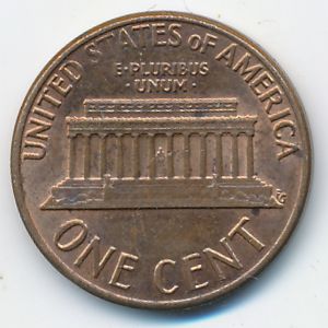 USA, 1 cent, 1975