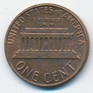 USA, 1 cent, 1976