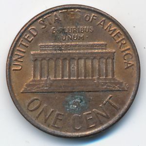 США, 1 цент (1986 г.)