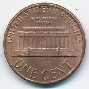 USA, 1 cent, 1986