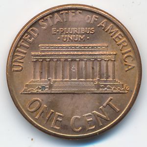 США, 1 цент (1989 г.)