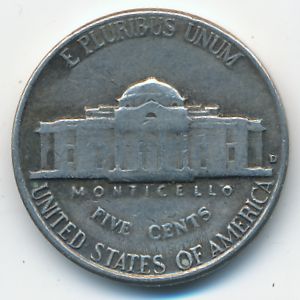 США, 5 центов (1962 г.)