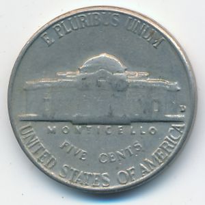 USA, 5 cents, 1962