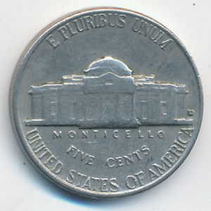 USA, 5 cents, 1962