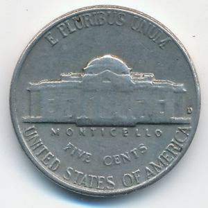 США, 5 центов (1962 г.)