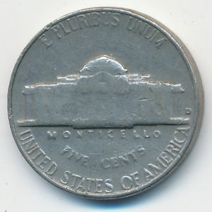 США, 5 центов (1964 г.)