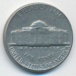 USA, 5 cents, 1970