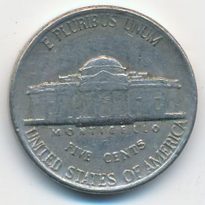 USA, 5 cents, 1983