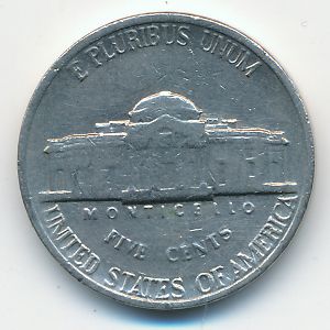 USA, 5 cents, 1988