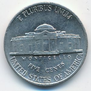 USA, 5 cents, 1996