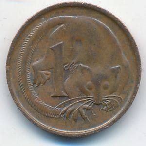 Australia, 1 cent, 1982