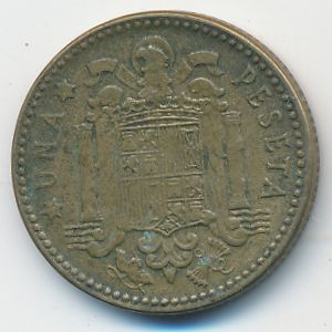 Испания, 1 песета (1953 г.)