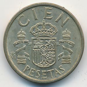 Испания, 100 песет (1988 г.)