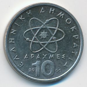 Greece, 10 drachmai(es), 2000