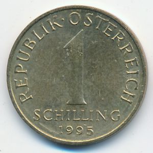Austria, 1 schilling, 1995