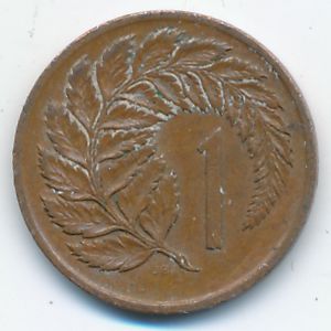 Новая Зеландия, 1 цент (1967 г.)