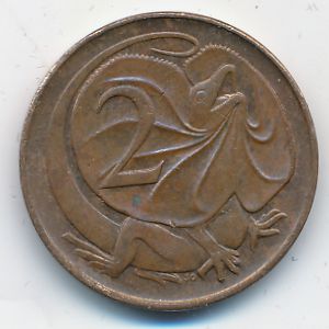 New Zealand, 1 cent, 1966