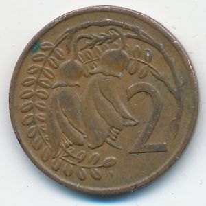 New Zealand, 1 cent, 1967