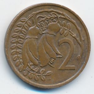 Новая Зеландия, 2 цента (1977 г.)