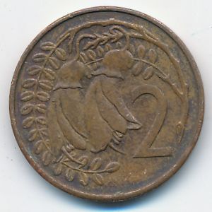 Новая Зеландия, 2 цента (1981 г.)