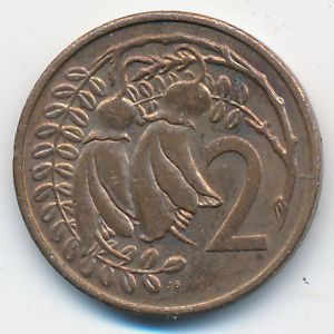 Новая Зеландия, 2 цента (1981 г.)
